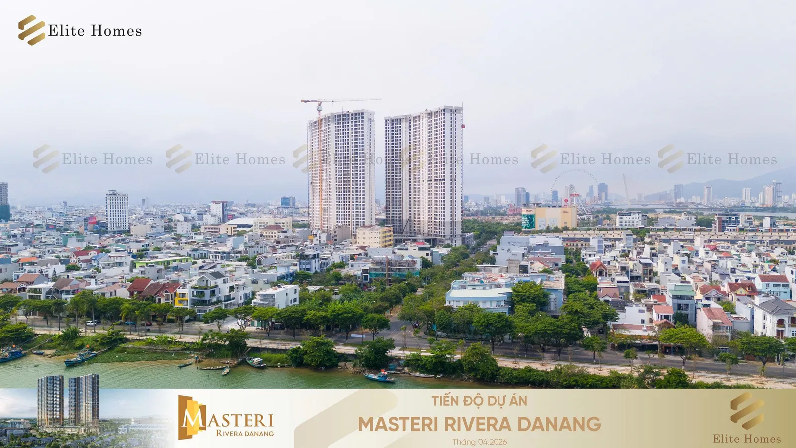 Cập nhật tiến độ dự án Masteri Rivera tháng 4/2026.