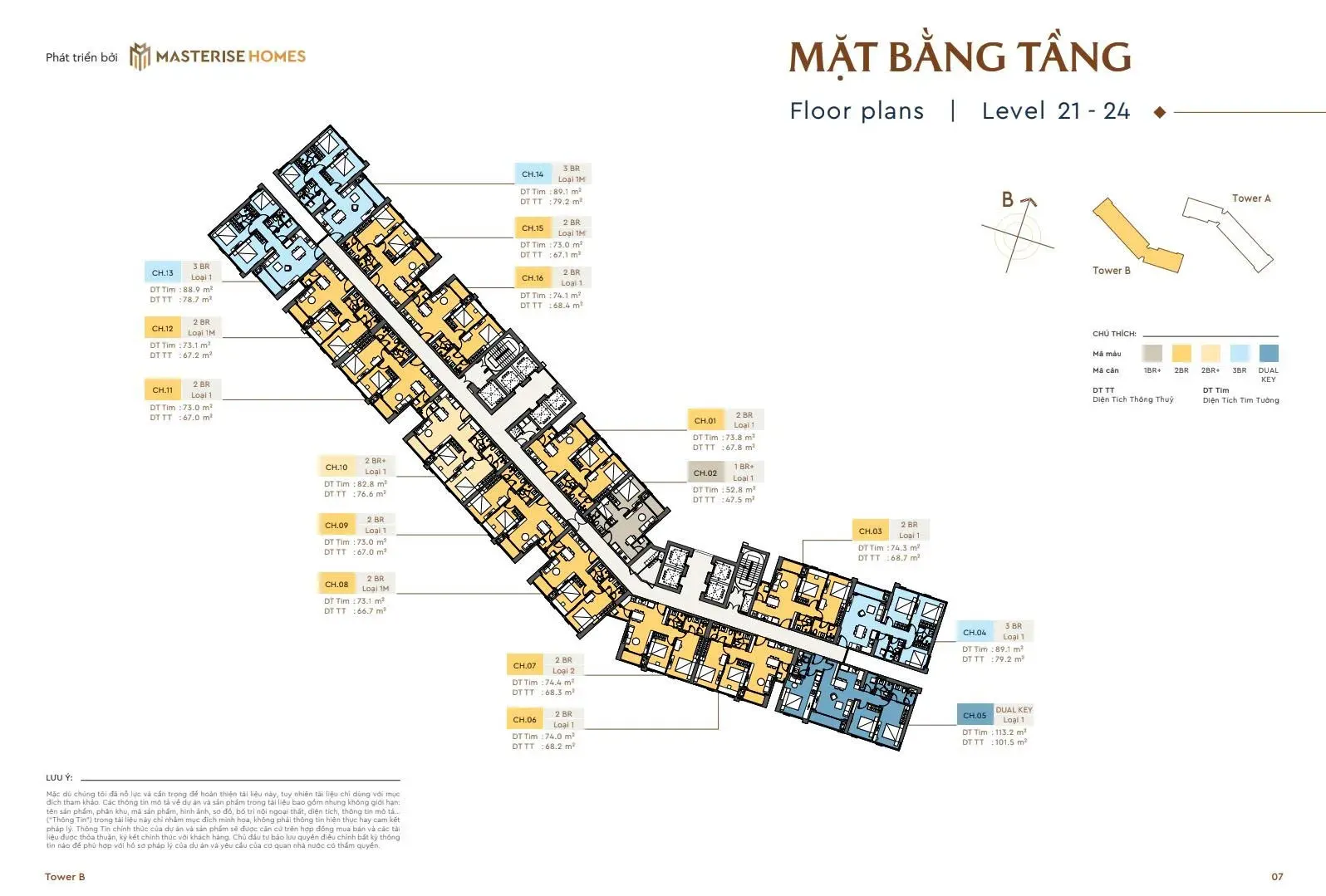 Mặt bằng căn hộ 3
